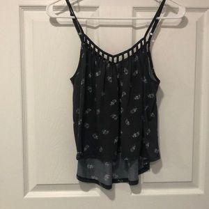 Gray elephant tank top
